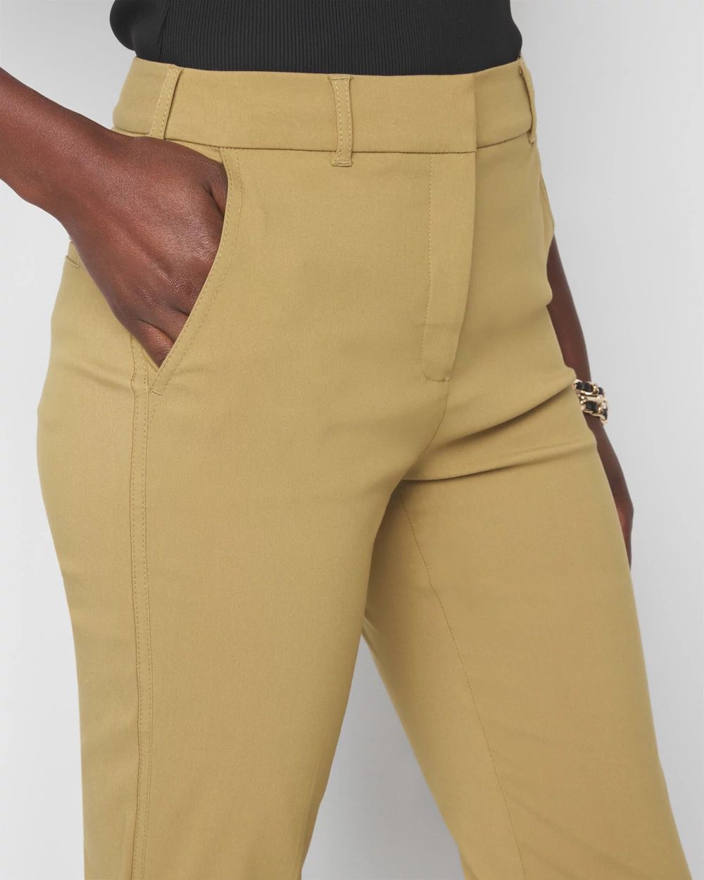 WHBM® Petite Lightweight Ines Slim Bootcut Pant