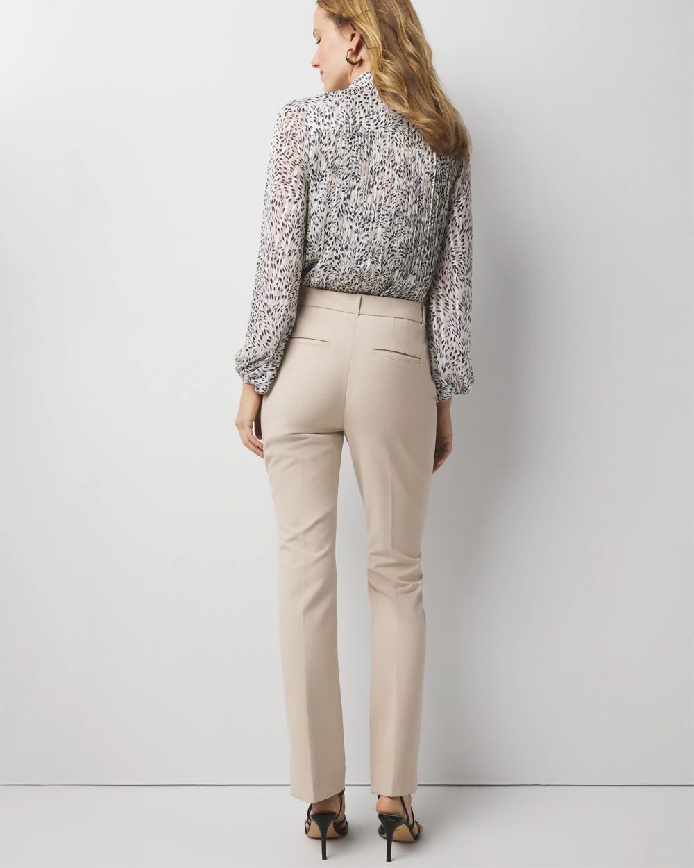 WHBM® Ines Slim Bootcut Comfort Stretch Pants