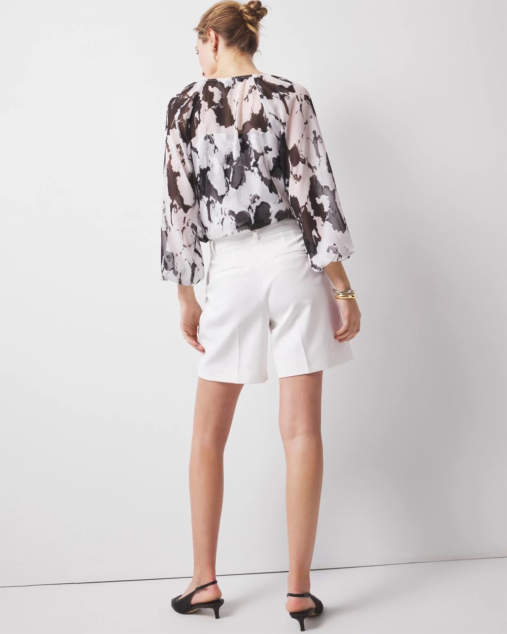 Pleated Tailored Shorts