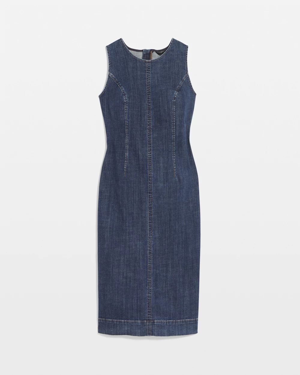 Petite Denim Sheath Dress