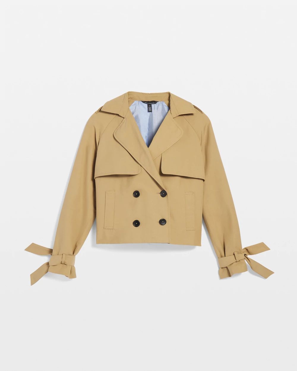 Cropped Trench Coat