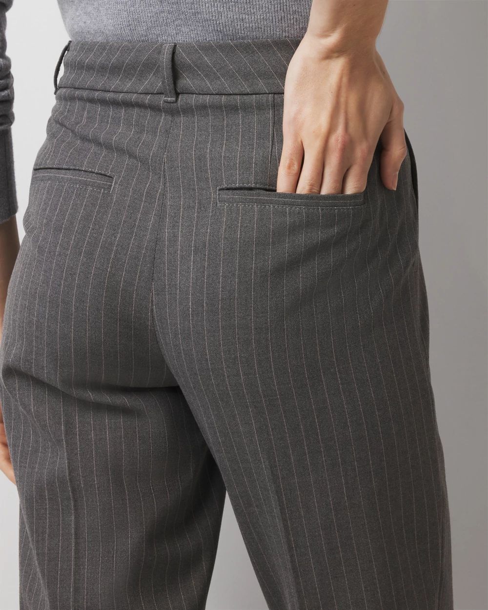Petite WHBM® Elle Slim Ankle in Pinstripe