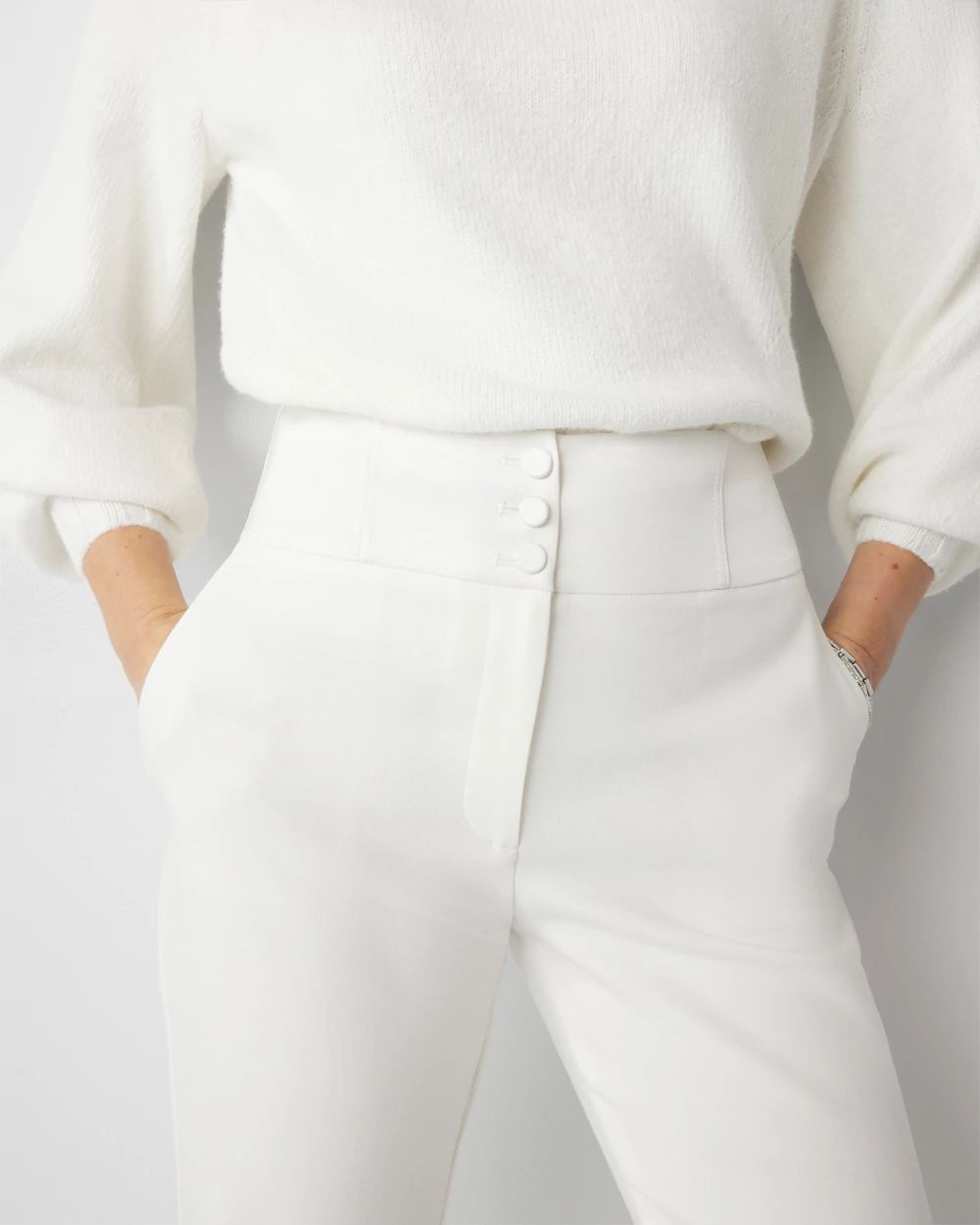 Extra High-Rise Tuxedo Luxe Stretch Trouser