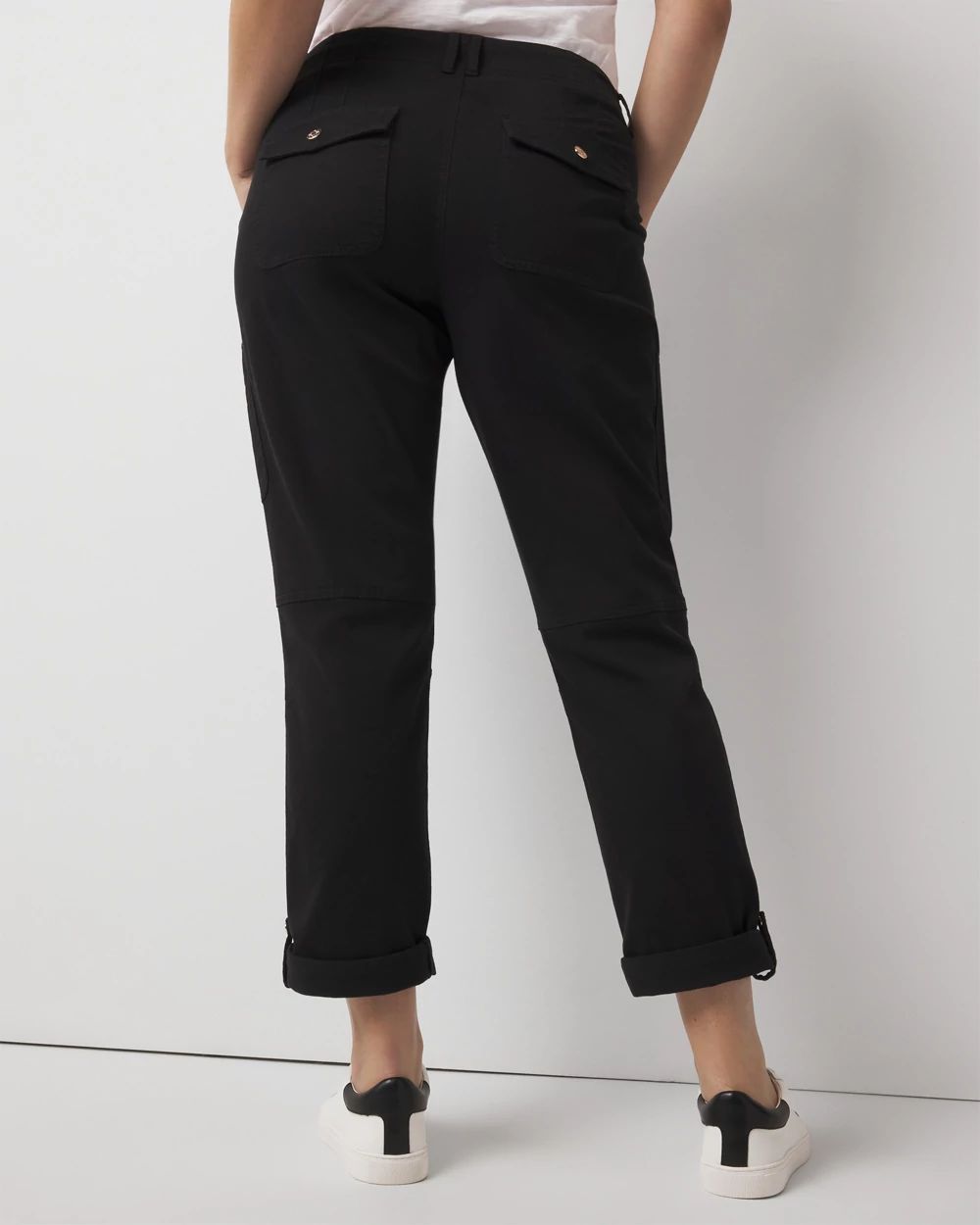 Curvy Mid-Rise Pret-A-Pedi Straight Cropped Pants