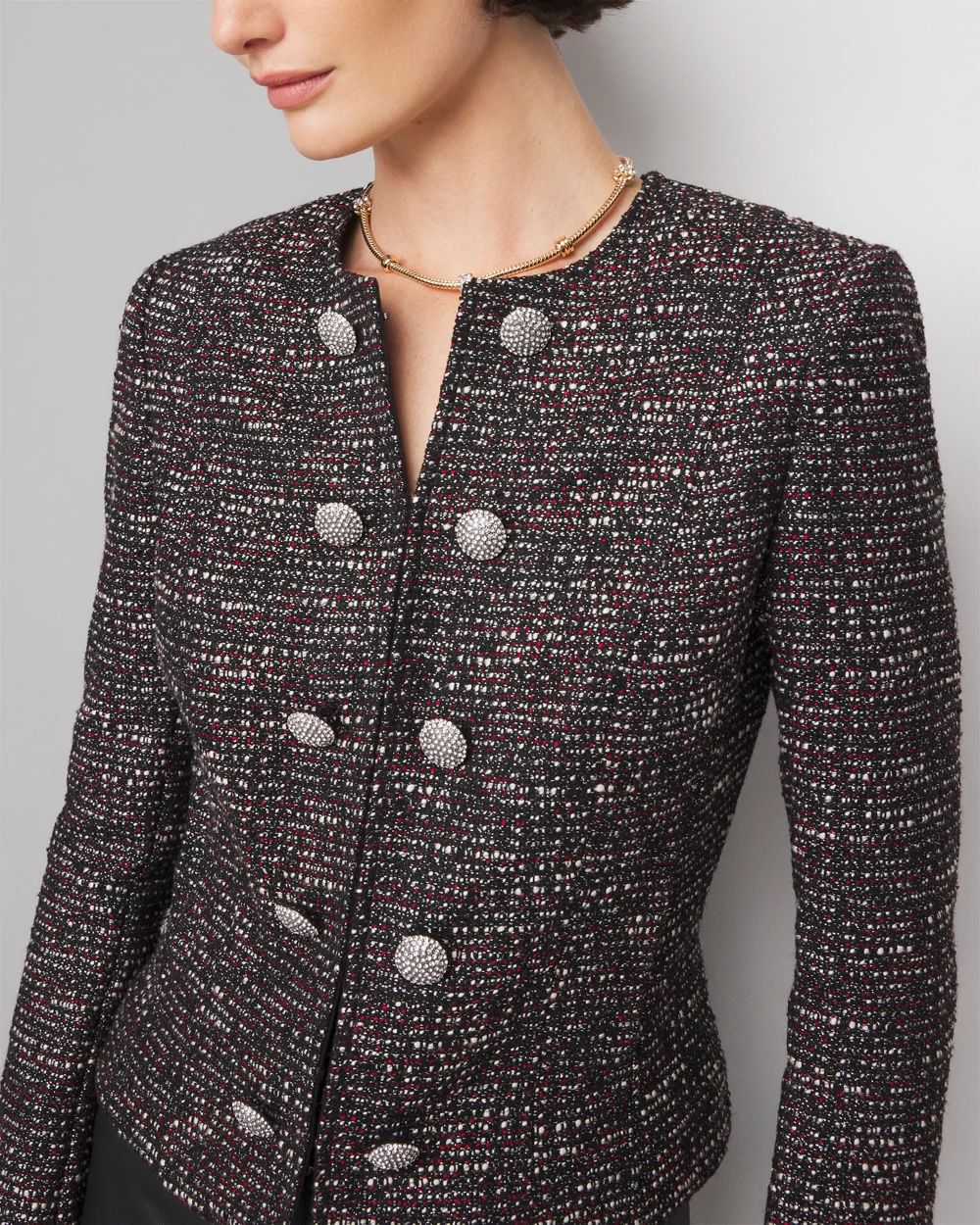 Glam Tweed Stylist Jacket