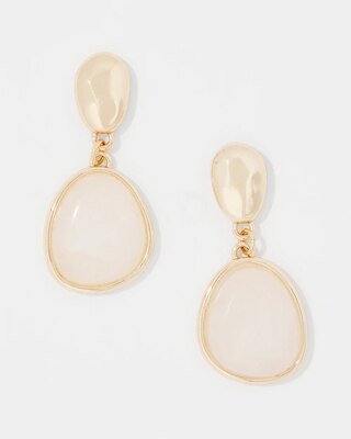 Quartz Drop Earrings