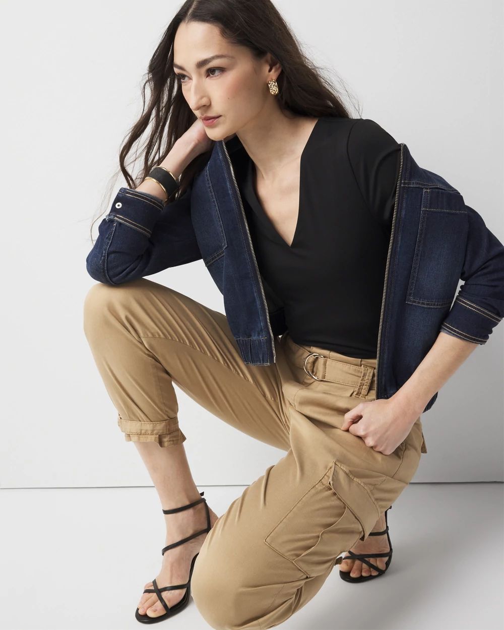 WHBMFORME™ All Ways Stretch Elbow-Sleeve Tee
