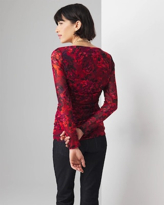 Ruched-Side Top