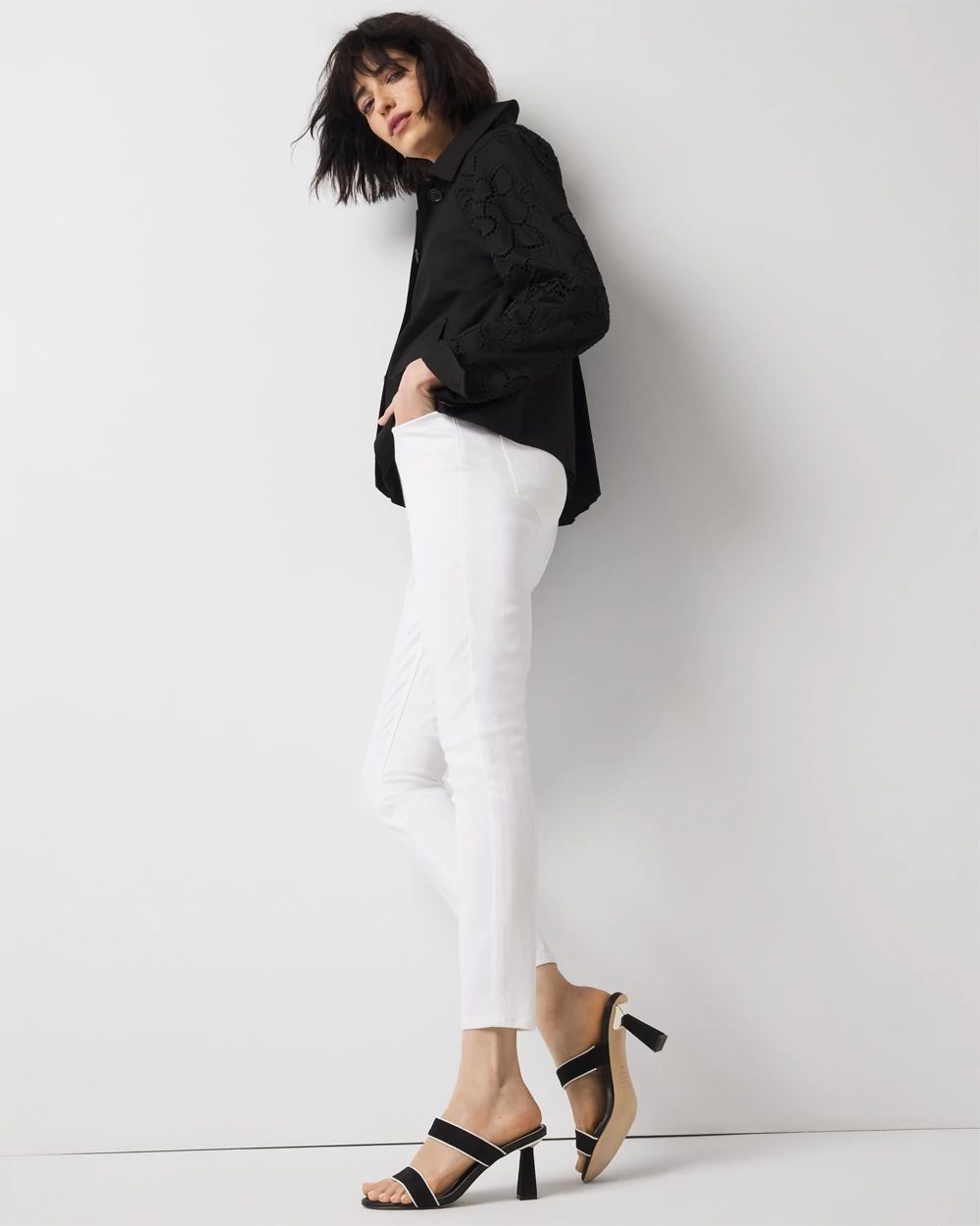 Embroidered Cargo Jacket