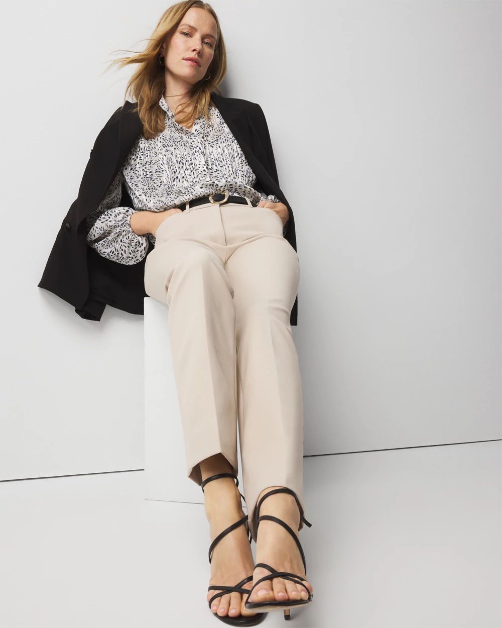 WHBM® Ines Slim Bootcut Comfort Stretch Pants