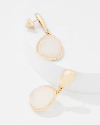 Quartz Drop Earrings