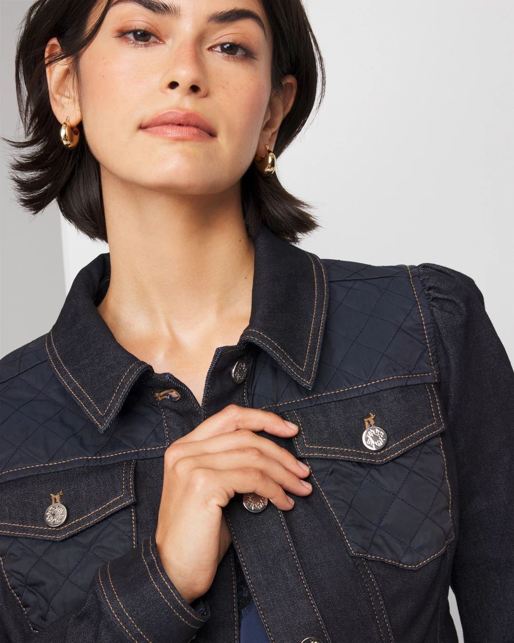 Quilted Jean Jacket