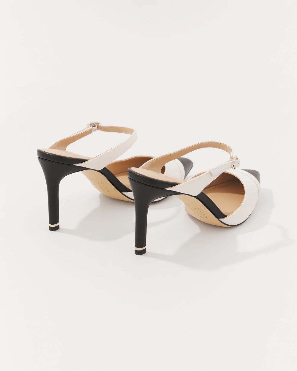 Contrast Cap Toe Pump