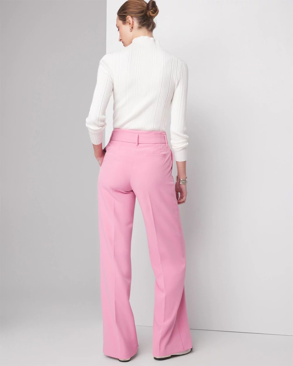 WHBM® Belted Luna Wide Leg Trousers