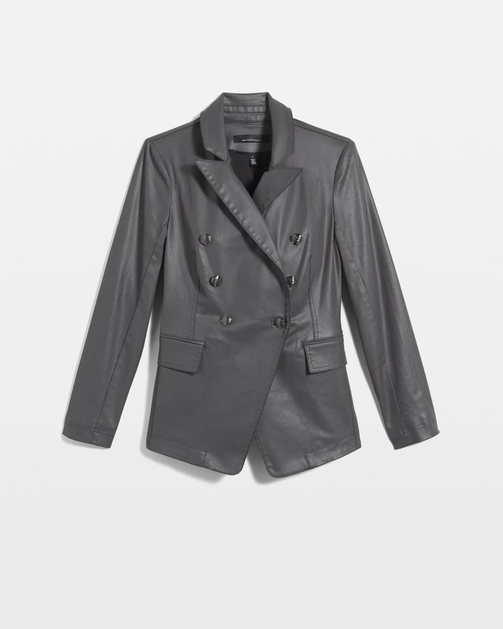 WHBM® Coated Denim Studio Blazer