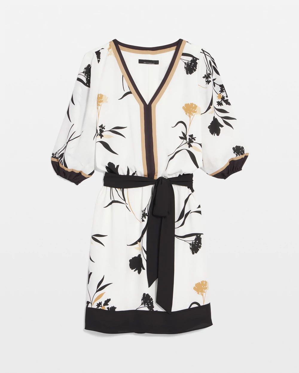 Smocked Blouson Dress