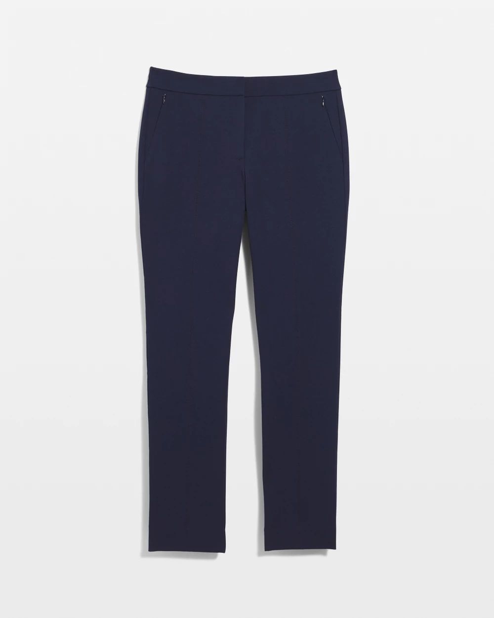 Mid-Rise Stovepipe Pants