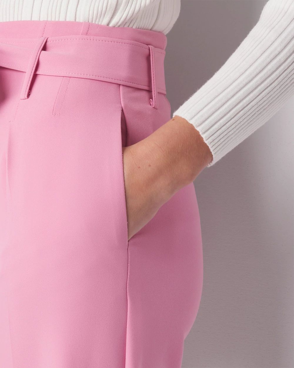 WHBM® Belted Luna Wide Leg Trousers
