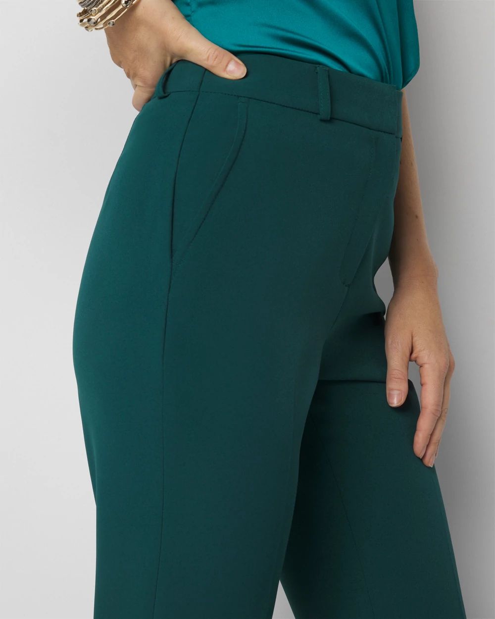 Slim Flare Woven Pants